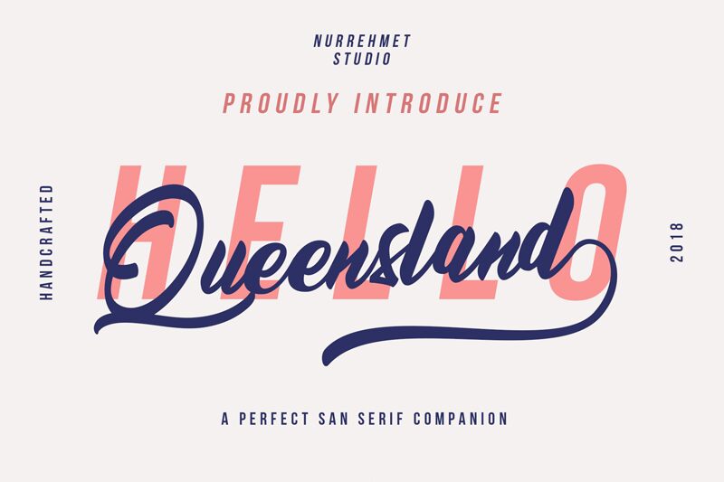 Queensland Schriftart