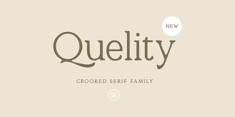 Quelity Schriftart