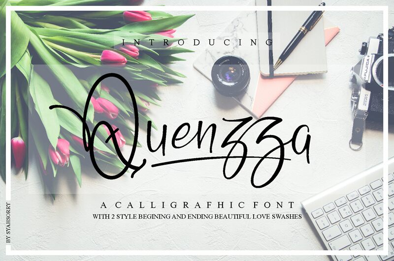 Quenzza 字体