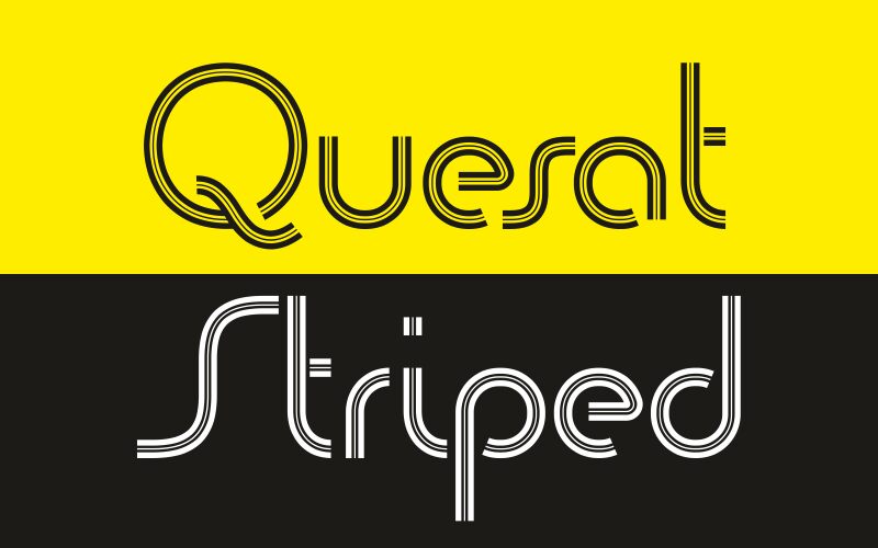 Quesat Schriftart