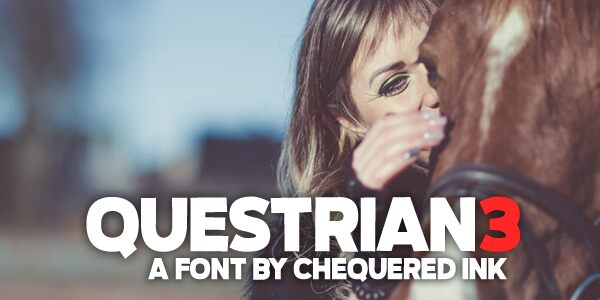Questrian 3 Schriftart