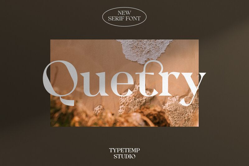 Quetry Serif Carattere