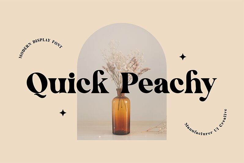 Quick Peachy 字体