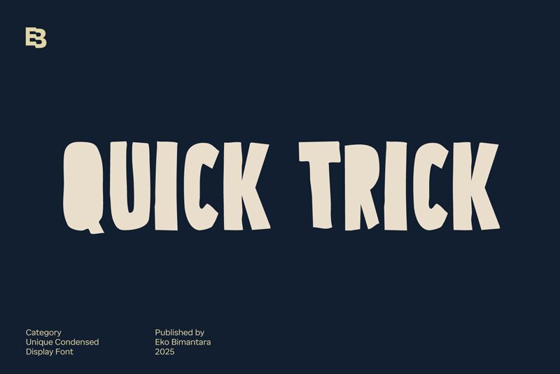 Quick Trick 字体