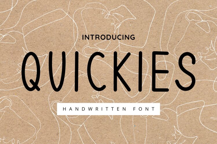 QUICKIES 字体