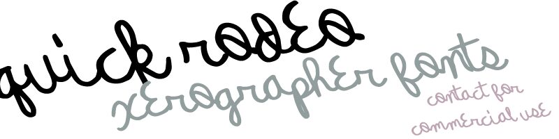 QuickRodeo Schriftart
