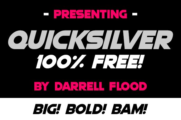 Quicksilver Druh písma