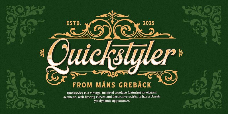 Quickstyler Schriftart