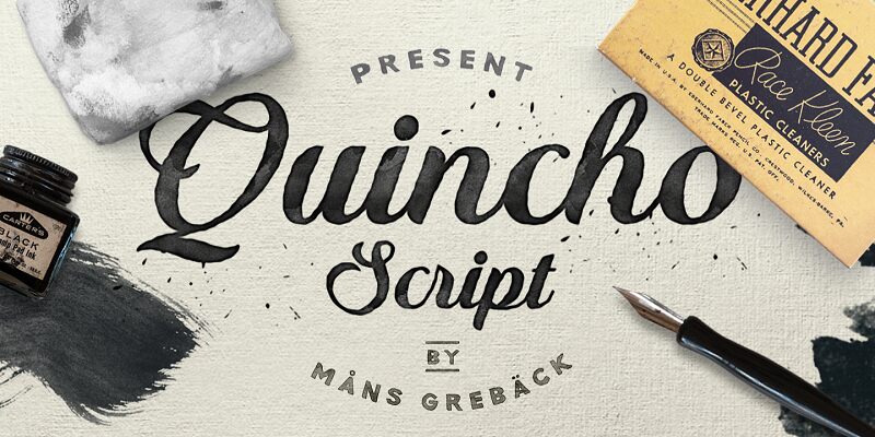 Quincho Script Schriftart