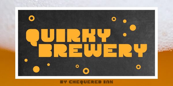 Quirky Brewery Schriftart