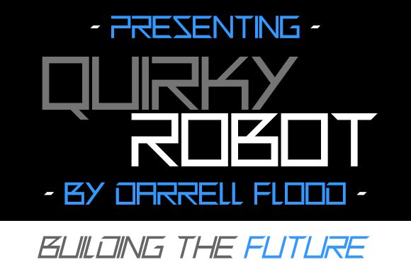 Quirky Robot 字体