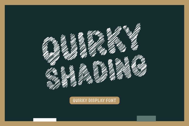 Quirky Shading Carattere