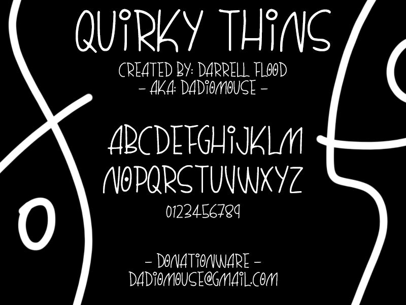 Quirky Thins Font