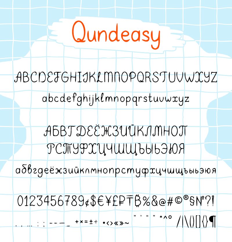 Qundeasy Schriftart