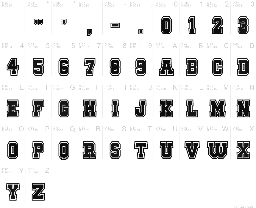 Quaterback Fight Campus font