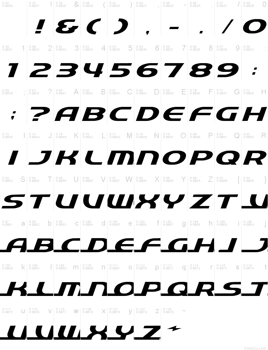 QuickExpress font