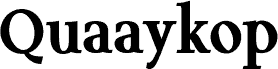 Quaaykop Bold