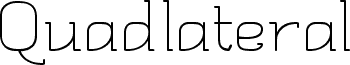 Quadlateral