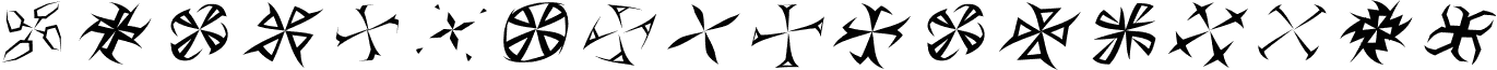 Preview of the QuadrigAlphabetTwo font