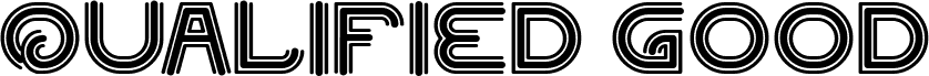 QUALIFIED GOOD font | Fonts2u.com