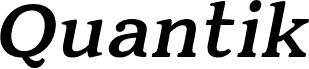 Quantik Bold-Italic