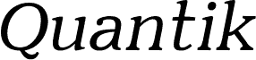 Quantik Regular-Italic