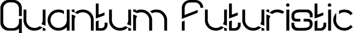 Quantum Futuristic Schriftart