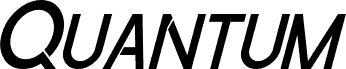 Попередній перегляд шрифту Quantum Italic
