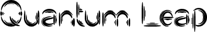 Anteprima del carattere Quantum Leap