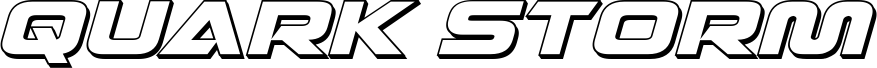 Quark Storm 3D Italic