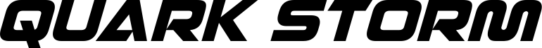 Quark Storm Condensed Italic