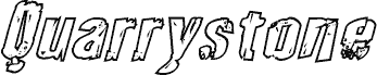Quarrystone Outline Italic