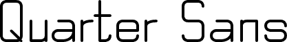 Quarter Sans Bold