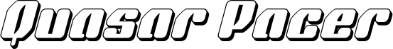 Quasar Pacer 3D Italic