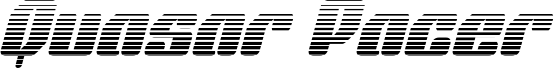 Quasar Pacer Gradient Italic