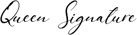 Queen Signature Italic