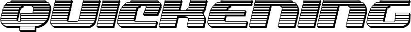 Quickening Chrome Italic