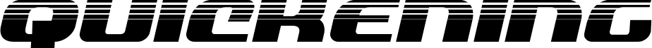 Quickening Half-Tone Italic