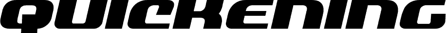 Quickening Italic