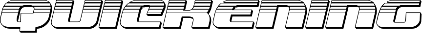 Quickening Platinum Italic
