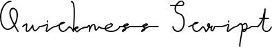 Quickness Script Regular