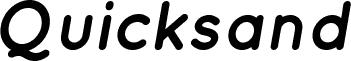 QuicksandBoldOblique-Regular