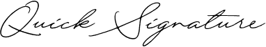 QuickSignaturePersonalUse