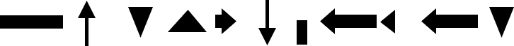Preview of the QuickType Pi font