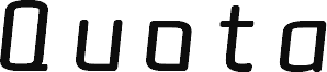 Quota Bold Italic Ext.