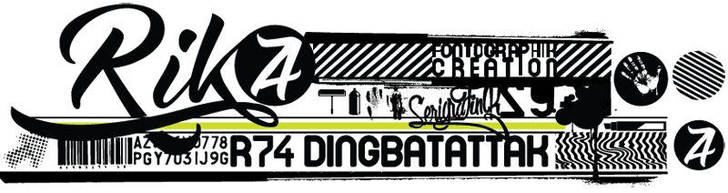 R74_Dingbat attak Шрифт
