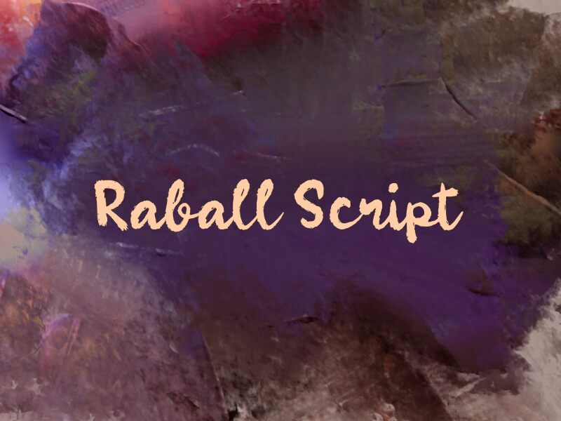 Raball Script 字体