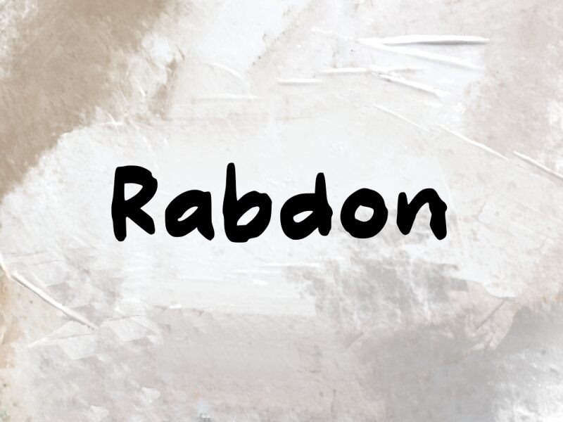 Rabdon Шрифт