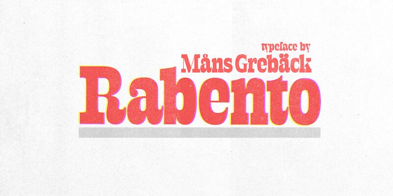 Rabento Schriftart