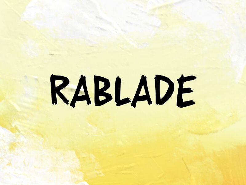 Rablade Font
